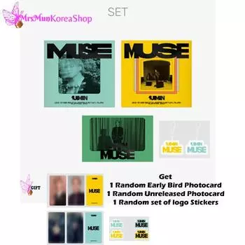 BTS Набор альбомов Jimin MUSE + версия Weverse (С Weverse POB)
