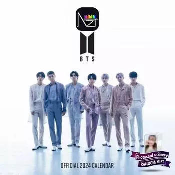 БТС : Официальный квадратный календарь BTS на 2024 год 1 PCS