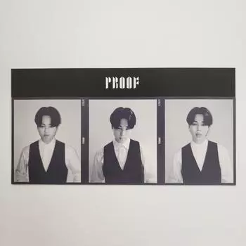 BTS PROOF Weverse Pre-order Benefit 3 Cut Photo JIMIN