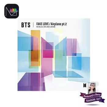 BTS Япония сингл 9-й альбом Fake Love/ Airplane Pt.2 Япония сингл 9-й альбом [ CD ] 1PCS
