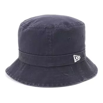 Bucket Hat Washed Cotton Navy WC NAVY 25J [New Era] M/L BUCKET-02 тёмно-синий