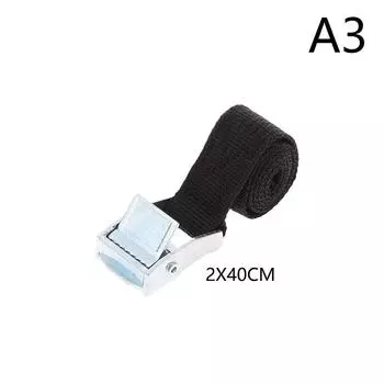 Buckle Tie-Down Belt Cargo Lashing Straps For Car Motorcycle Bike With Metal Buckle Tow Rope Strong Ratchet Belt For Luggage Bag 20X400MM