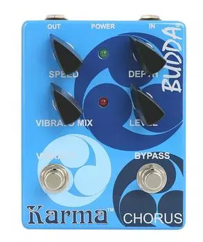 BUDDA Chorus Vibrato Effector Karma Chorus Blue BUD-CHO синий