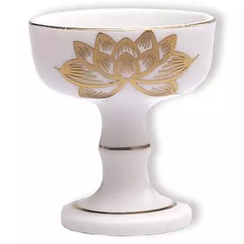 Буддийская керамика Ниппон Кодо xx (Белый фарфор) 5.4см 5.6см 6.5см