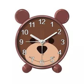Будильник для детей «Brown Bear» для раннего образования, настольный детский тихий будильник для