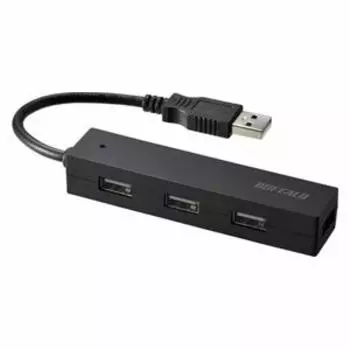 Buffalo Bus Powered 4 Port Hub BSH4U050U2BK USB2.0 (Black)
