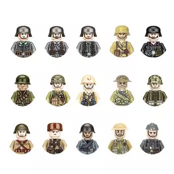 Building Block World War Ii Doll Set Collection Military Series Weapons Sandbag Building Block Children S Toys