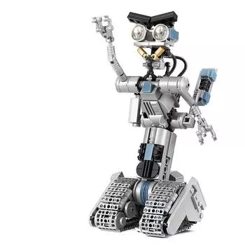 Buildmoc Джонни №5 Роботы Номер Пять Фигурки Робот 387 Деталей Кирпичный MOC Набор Конструкторы Игрушки для Детей Детские Подарки Игрушка