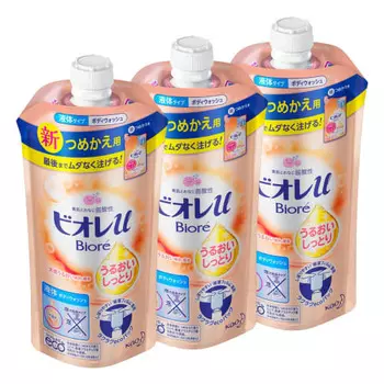 [Bulk purchase] Biore U Moisture Moist Skin Refill 340ml x 3 pieces