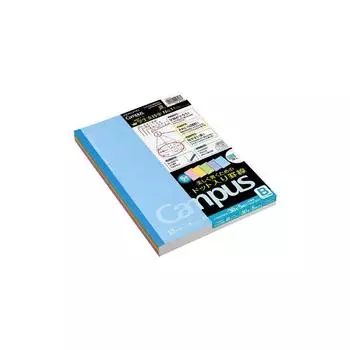 (Bulk purchase) KOKUYO Campus Note Color Cover with Dots Semi-B5 Ruled Width 6mm 30 Sheets Assorted 5 Books No-3CBTNX5 [x3]