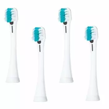 [Bulk Purchase Set] Panasonic Replacement Brush Doltz Dense Extra Fine Bristle Brush for Ion Set of 4 White EW09134A-W