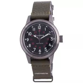 Bulova Archive Series Hack Автоматические мужские часы 98A255 чёрный