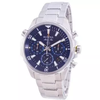 Bulova Marine Star 96B256 Кварцевые мужские часы с хронографом