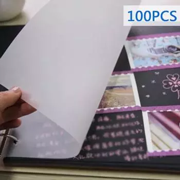 Бумага для кальки 18x26 см, прозрачная, для копирования, скрапбукинга, изготовления открыток