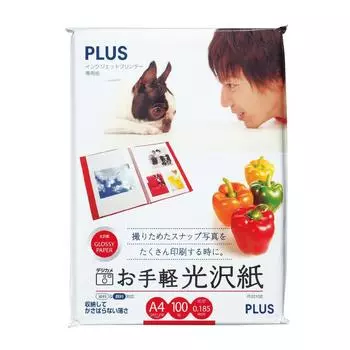 Бумага PLUS Inkjet Easy Glossy A4 100 листов, Бумага, Формат, IT-221GE 46-053