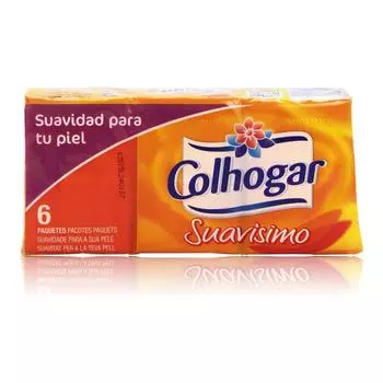 Бумажные салфетки для лица Colhogar Suavisimo (6 х 8 уд.)