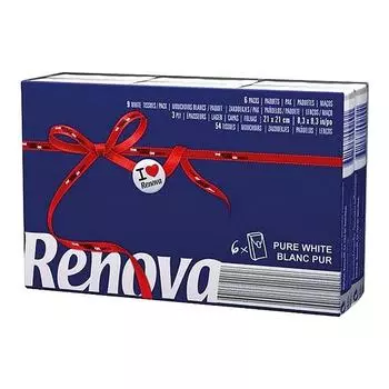 Бумажные салфетки для лица Renova (6 х 10 единиц)