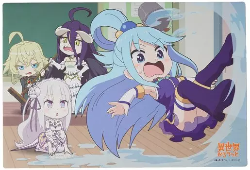 Bushiroad Rubber Mat Collection Another World Quartet Emilia Tanya Vol.609 Aqua Albedo