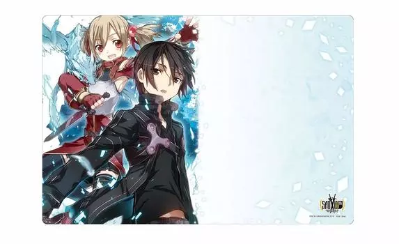 Bushiroad Rubber Mat Collection Dengeki Bunko Sword Art Online Aincrad Vol.522 Silica & Kirito