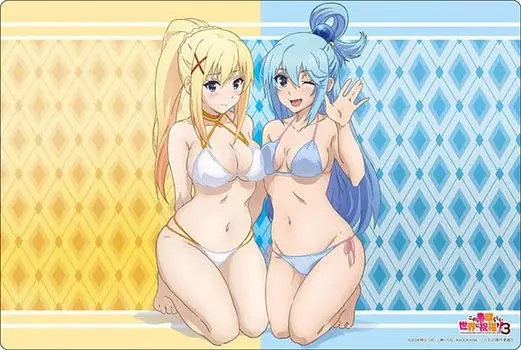 Bushiroad Rubber Mat Collection V2 blessing on this wonderful 3 Swimsuit Vol.1394 KonoSuba God s world! “Aqua & Darkness” ver.