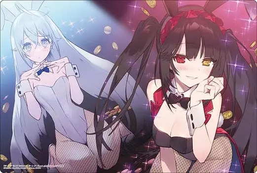 Bushiroad Rubber Mat Collection V2 Date a Bullet Tokisaki Hibiki Bunny Kuruzo & Hii ver.