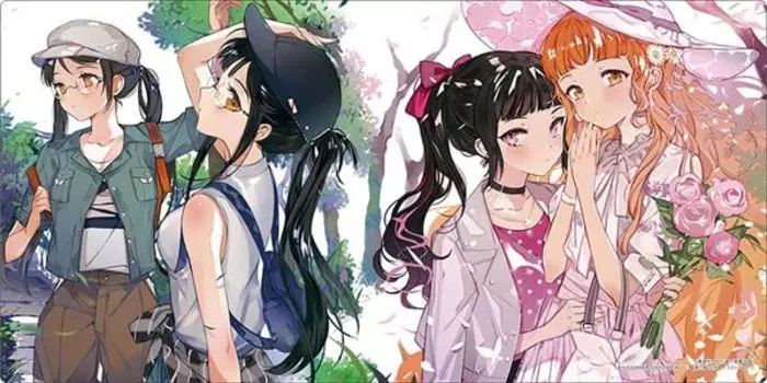 Bushiroad Rubber Mat Collection V2 Dengeki Bunko Agent Vol.1235 Spring/Summer/Autumn/Winter Hanaha Hinagiku/Sakura Himetaka/Ruri Hazakura/Ayame