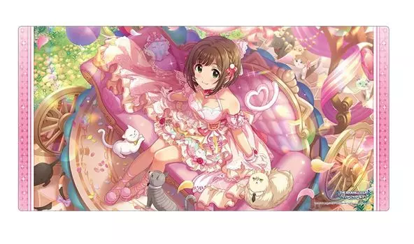 Bushiroad Rubber Mat Collection V2 THE IDOLMASTER CINDERELLA GIRLS World Vol.1617 Miku Maekawa Nyan-daful ver.