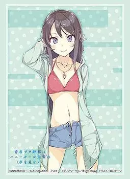 Bushiroad Sleeve Collection High Grade Rascal Does Not Dream of Bunny Girl Senpai Swimsuit Vol.2106 Mai Sakurajima ver.