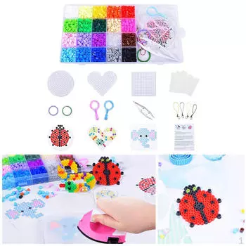 Бусины своими руками Craft with Board Kit Melty Colored Bead