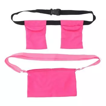 Bust Surgery Care Bag Comfortable Adjustable Mastectomy Drain Holder for Surgery Recovery Pink розовый