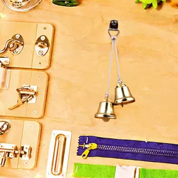 Busy Board Accessories Activity Early Educational Game Basic Skill Hand on Ability DIY Toy bell