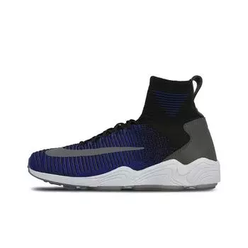 бутсы Nike Air Zoom Mercurial 11 Flyknit FC Mid-Top Soccer Shoes Blue 844626-004
