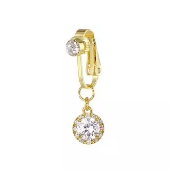 Butterfly No Piercing Belly Button Rhinestone Belly Ring Zircon Fake Belly Piercing Clip Girl Gift gold-one diamond
