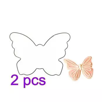 Butterfly Shape Stainless Cookie Dessert Fruit Cutter DIY Cake Mould