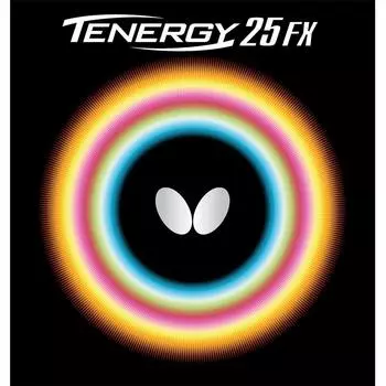 Butterfly Table Tennis Rubber Tenergy 25 FX Back Soft Tension 05910 Black Medium (Spin)