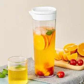 Бутылка для холодной воды емкостью 1,1 л с сетчатым фильтром, чайник, холодильник, горшок для сока, герметичное уплотнение U-образной формы зелёный