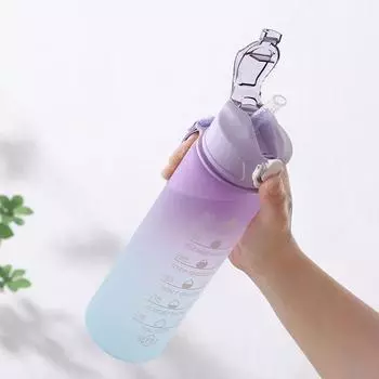Бутылка для воды 900 мл с трубочкой, спортивная бутылка для воды для детей, не содержащая бисфенол-А, герметичная, для питья, для путешествий на открытом воздухе 900ml