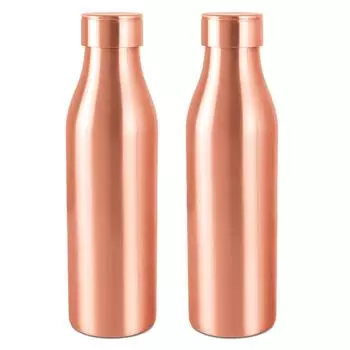 Бутылка для воды Copper Charge 1000, набор из 2 шт., по 960 мл каждая, медь | 100% герметичность | Офисная бутылка | Бутылка для спортзала | Бутылка для йоги | Главная | Кухня