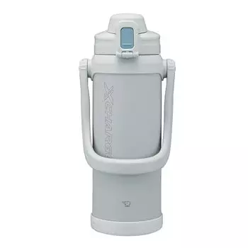 Бутылка для воды Zojirushi Mahobin Cool Bottle, большая емкость, спортивный кувшин, серый, 2,06 л, SD-BE20-HA серый