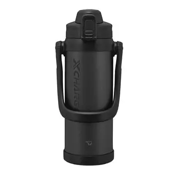 Бутылка для воды Zojirushi Mahobin Cool Bottle, большая емкость, спортивный кувшин, черный, 2,06 л, SD-BE20-BA чёрный