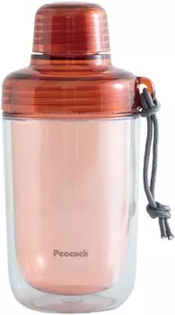 Бутылка Peacock Clear Bottle 340 мл, бутылка для воды Brick, легкий шейкер PPB-35 XR