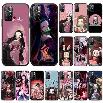 BW-45 Nezuko Kamado Soft Case for Samsung A04s A05s A10s A11 A12 A14 A15 A22 A23 A32 A50S M31 M51 M52 M53 A25 A30S A51 A52 A55 A70 A71 A72 S10 S9