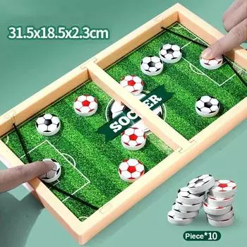 Быстрая слинг-шайба настольная игра настольный хоккей настольный футбол победитель вечеринка семейные интерактивные игрушки для детей взрослые настольные боевые подарки