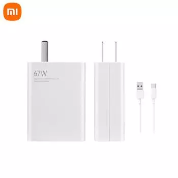 Быстрое зарядное устройство Xiaomi Mi 67 Вт для Xiaomi 11 Pro и Xiaomi 11 Ultra, полная зарядка за 36 минут, множественная защита MDY-12-ES
