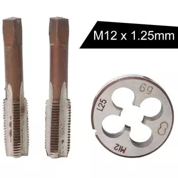 Быстрорежущая стальная пробка-метчик M12 X 1,25 мм замена