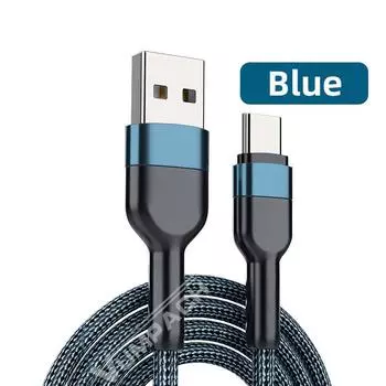 Быстрый usb c кабель c type c кабель для быстрой зарядки шнур для передачи данных зарядное устройство для Samsung s21 xiaomi Vivio Iphone 16 15 кабель для зарядки 0.5m