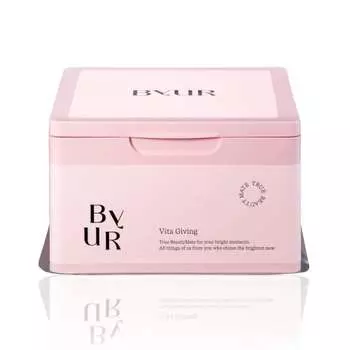 ByUR Face Pack Sheet Mask Face Mask Большая емкость Тип 30 штук Pore Dullness Daily Aqua Serum Mask (Витагенинг)