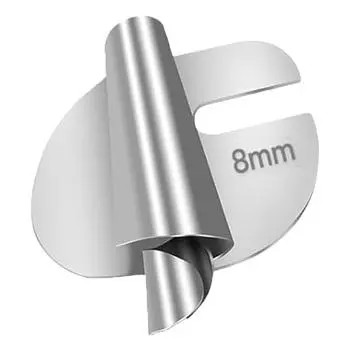C# 8mm Universal Sewing Machine Scroll Rolled Hemmer Foot for Home Industrial (8