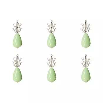 C# Fluoresent Cuttlefish Sleeve Squid Jig 6 см для ночной рыбалки в пресной воде (22g)
