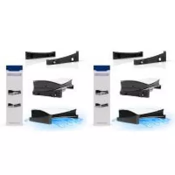 C# Horizontal Stand Space Saving Base Stand Holder for PS5 Slim Console (Black)
